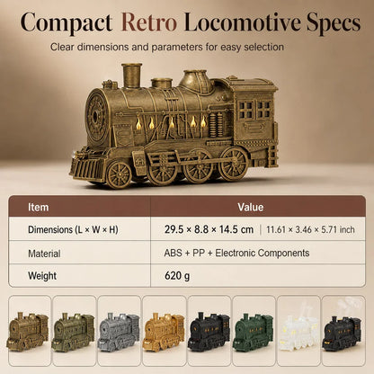 Vintage stoomvernevelaar — Warmte, Rust, Magie