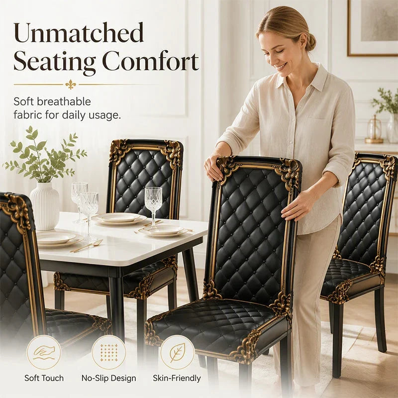 LuxStretch Stoelhoezen — Verhoog moeiteloos de elegantie