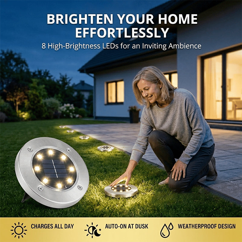 LumaVibe — Solar Tuinverlichting Set | 1+1 GRATIS