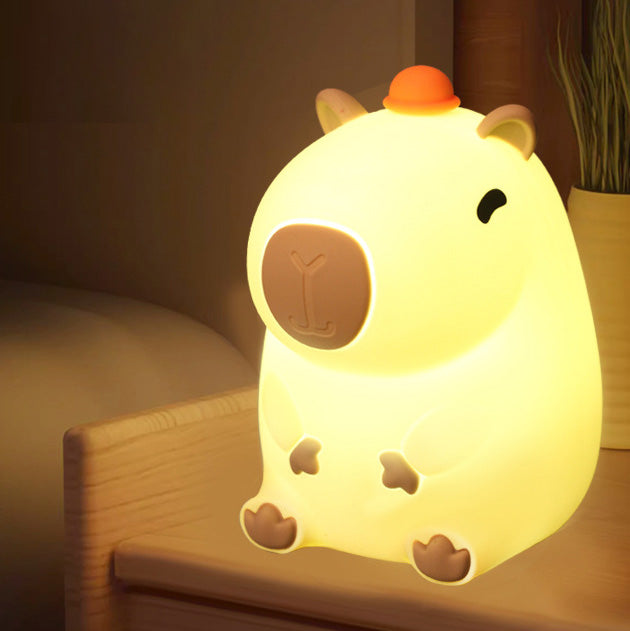 Capybara Squishy siliconen LED nachtlampje