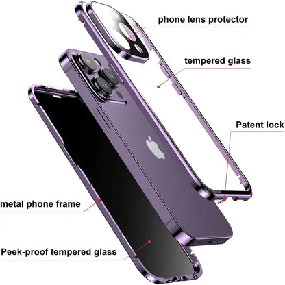 PrivateCase™ iPhone beschermhoesje met eigen screenprotector | 50% KORTING