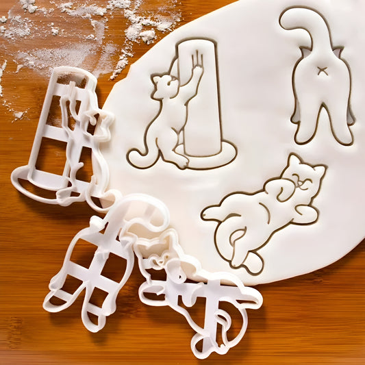 PurrfectBake - Schattige Kat Cookie Vorm DIY Bak Decoratie Gereedschap | 50% KORTING