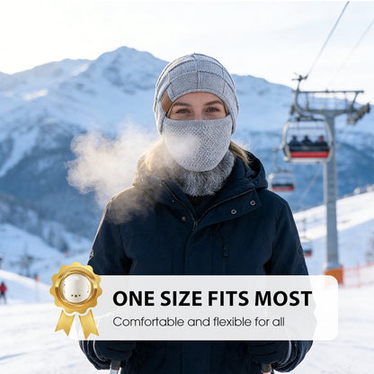 Anna – Thermische wintermuts met geïntegreerde gezichtsbescherming