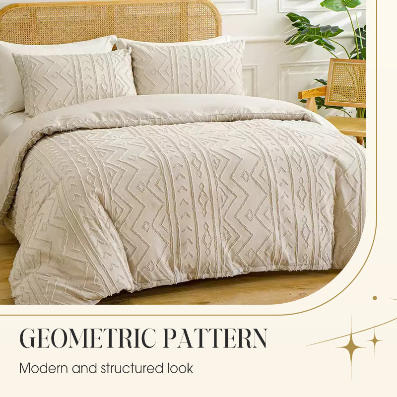 LuxeLoom Cutwork Zacht Pluizend Beddengoed Set — Zachtheid die Verzacht