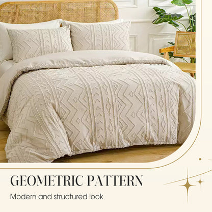 LuxeLoom Cutwork Zacht Pluizend Beddengoed Set — Zachtheid die Verzacht