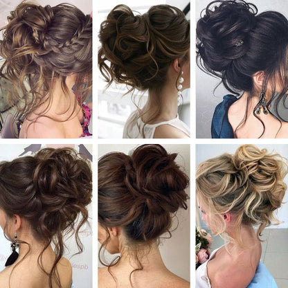Lupu Synthetische Haarstuk Strik Chignon – Direct Glamoureus Volume