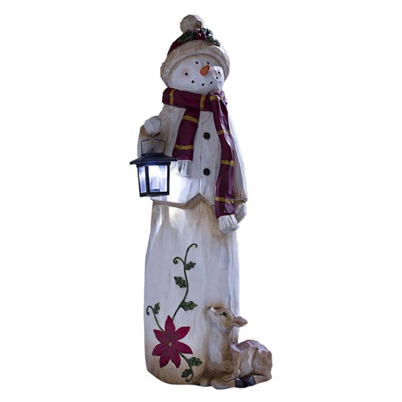 WinterGlow - Sneeuwpop met lantaarndecoratie | 50% KORTING