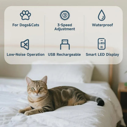 SilentPet Pro – Zachte, nauwkeurige en moeiteloze vachtverzorging