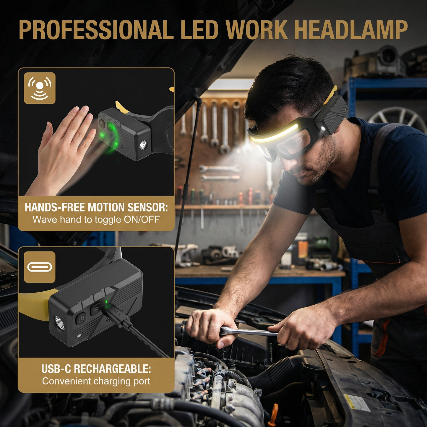 VisionBeam Bril — Vrijheid met Follow-Focus