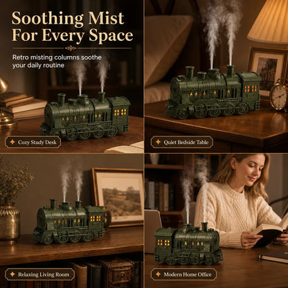 Vintage stoomvernevelaar — Warmte, Rust, Magie