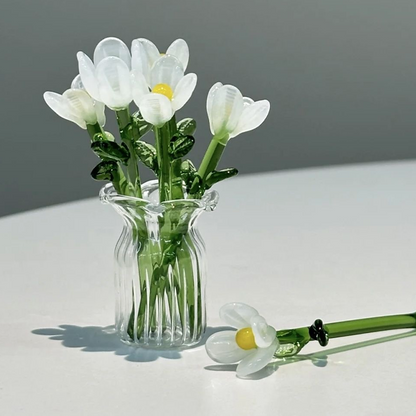 CrystalBloom — Glazen Bloemen Decor | 50% KORTING