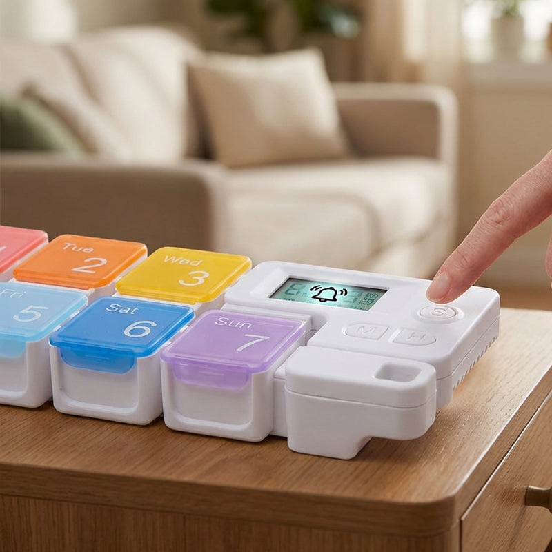 SmartPill Organizer — Nooit Meer Rust Missen