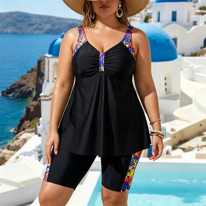 Jenna – Dames Shaping Tankini met Zeker Passend Model