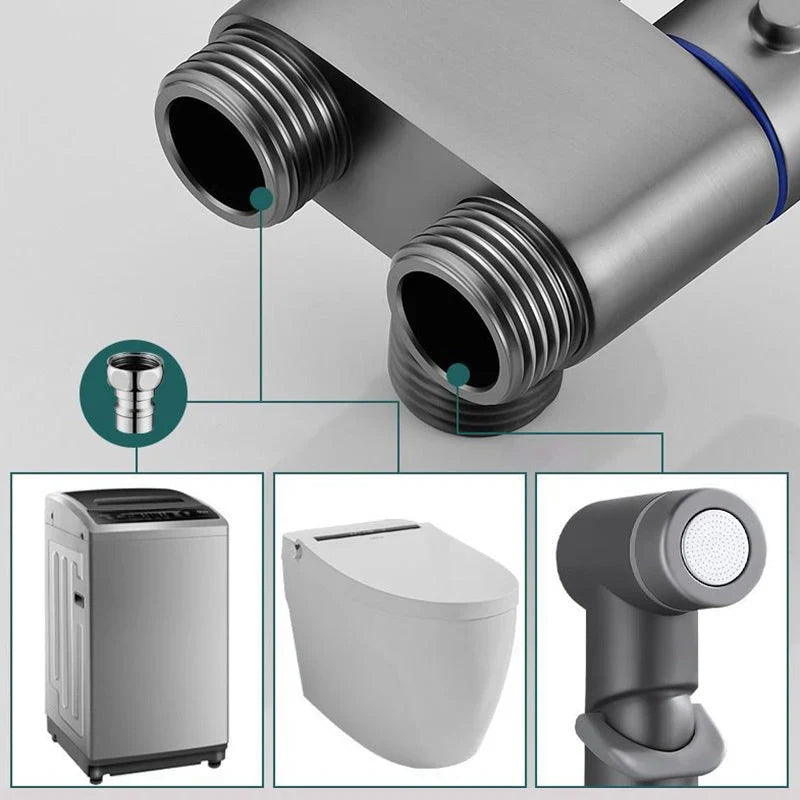 PerfectFlow Set met Klep en Bidetspuit — Volledige Controle, Ultieme Frisheid