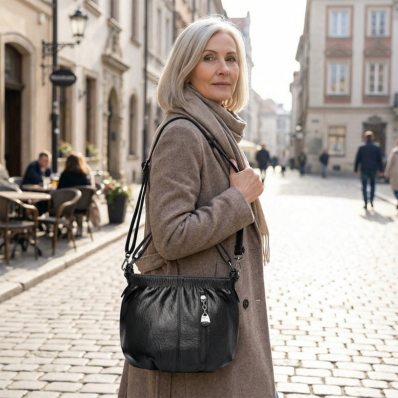 Everyday Freedom Leren Tas — Stijlvolle Comfort Makkelijk Gemaakt