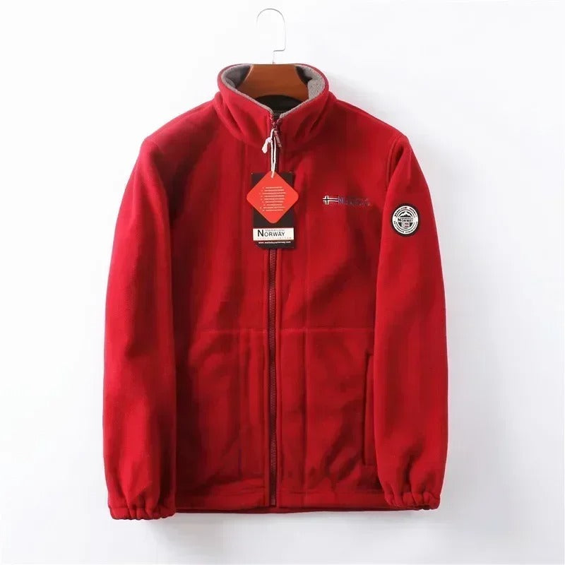 WarmFit - Dubbellaagse fleece jas | 50% KORTING