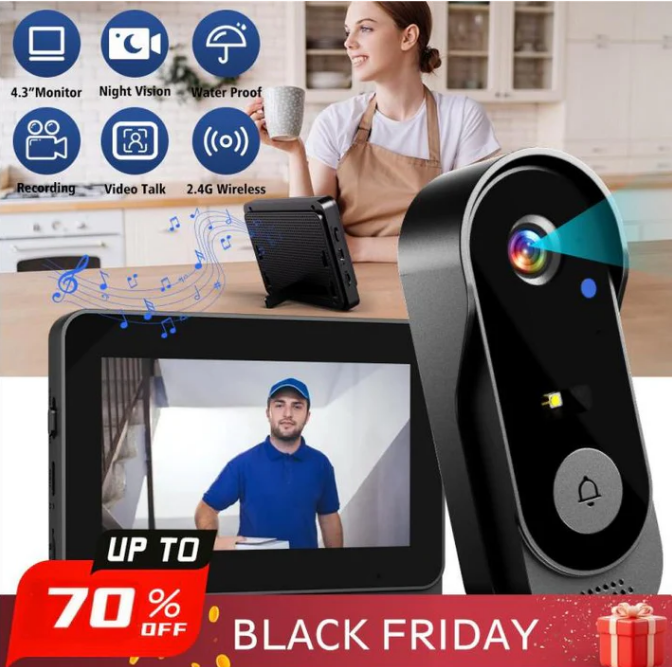 SecureDoor – Slimme Video Deurbel | 50% KORTING