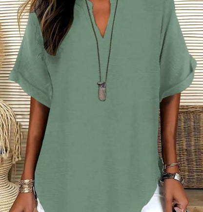 Amelia — Luchtige Elegantie Blouse | 50% KORTING