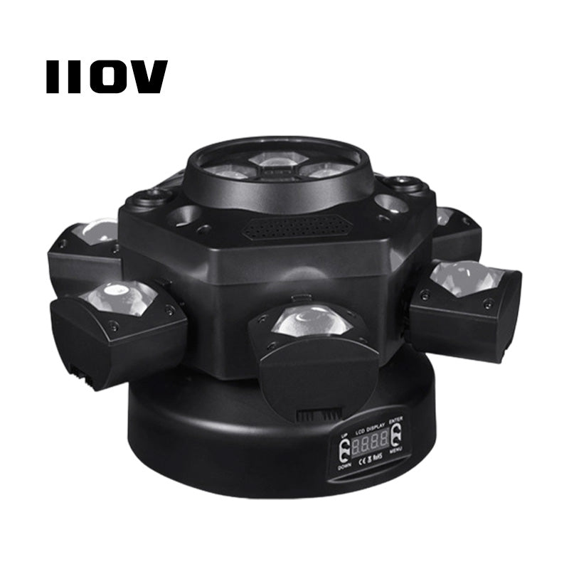 LumiStorm Pro – 6-Arm LED Showlight | 50% KORTING