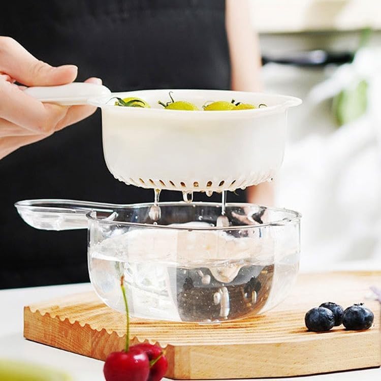 DrainMate™ – Dubbeldeks keukengootsteenzeef | 1+1 GRATIS