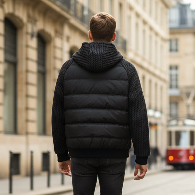 Robin – Warme Patchwork Hoodie | 50% KORTING