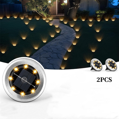 SolarGlow 4 stuks-Set — Tuinpadverlichting | 50% KORTING