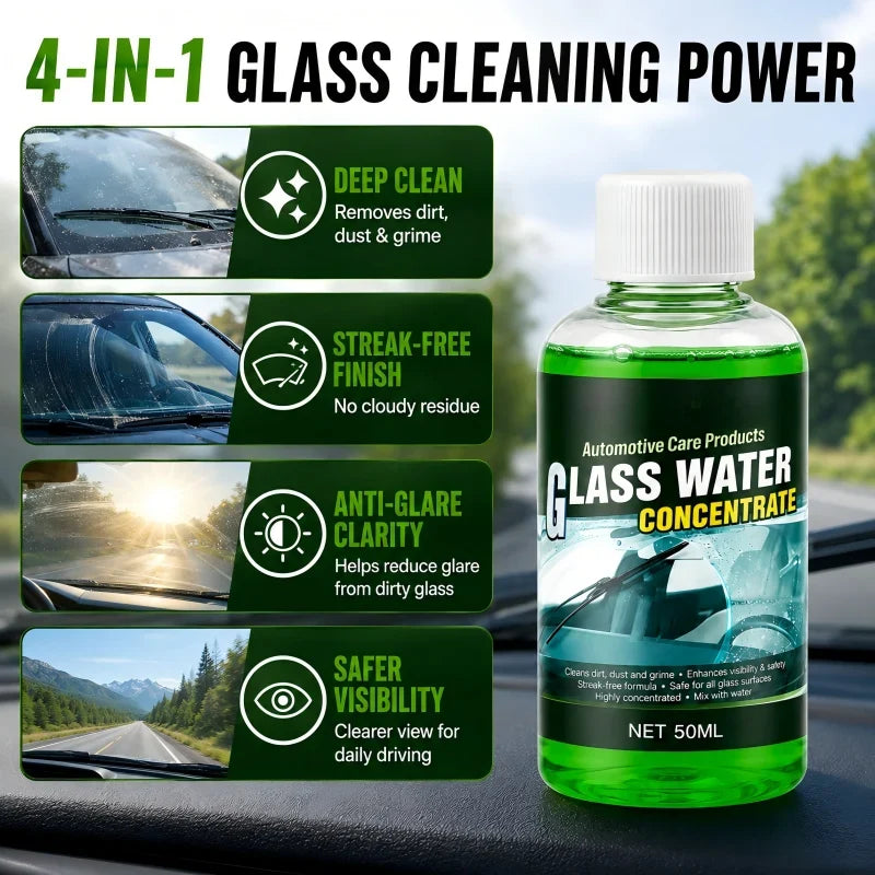CrystalPure Glasverbeteraar — Direct Heldere, Veiliger Ritten - 50ml