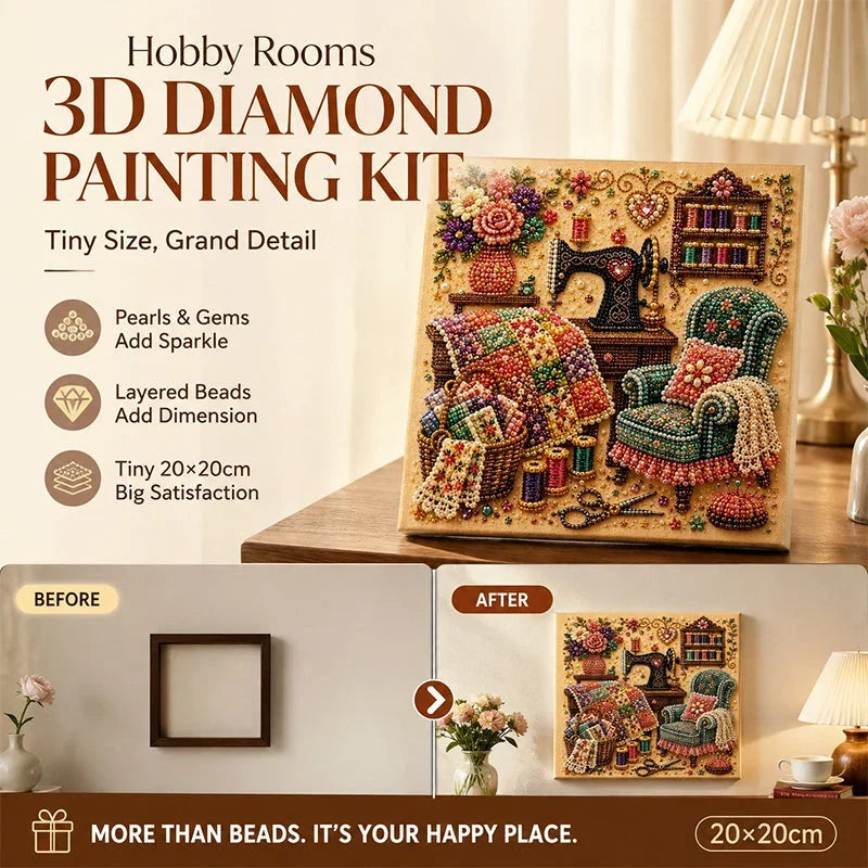 LumaCraft Diamond Art Set – Ontsteek Vreugde, Ontspan Diep