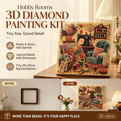 LumaCraft Diamond Art Set – Ontsteek Vreugde, Ontspan Diep