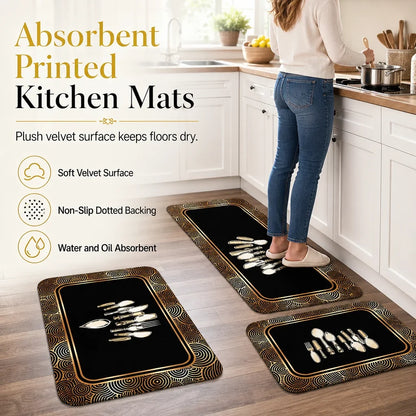 GlideGuard Keukenmat – Blijf Droog, Antislip, Comfortabel