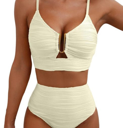 Amelia — Push-Up Hoge Taille Bikini voor Dames