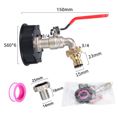 ForgeFlow Messing Kraan — Moeiteloze, Precieze Waterregeling