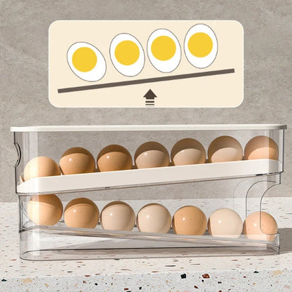 FreshNest Eiervak met Dubbel Dek – Ruimte Gemakkelijk Maximaliseren