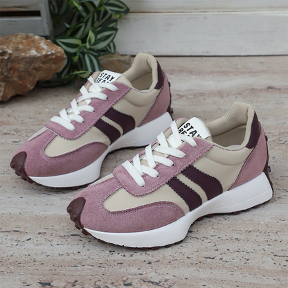 Nina – Casual sneaker met 4 cm hak en retrostijl