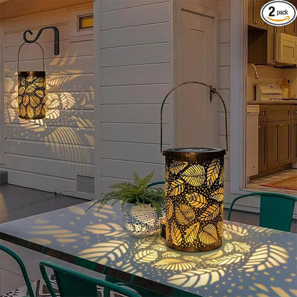 GlowFlora — Solar Tuin Lantaarn | 2+1 GRATIS