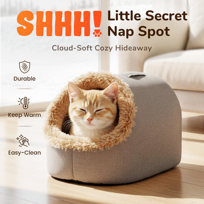 CozyCave – Kattenknuffelgrot | 50% KORTING