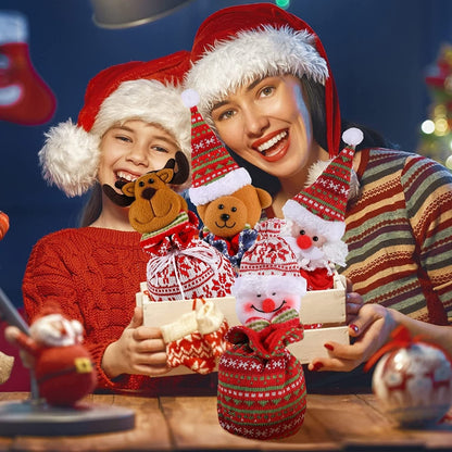 FestiveJoy – Gebreide kerstcadeautas met pop | 1+1 GRATIS