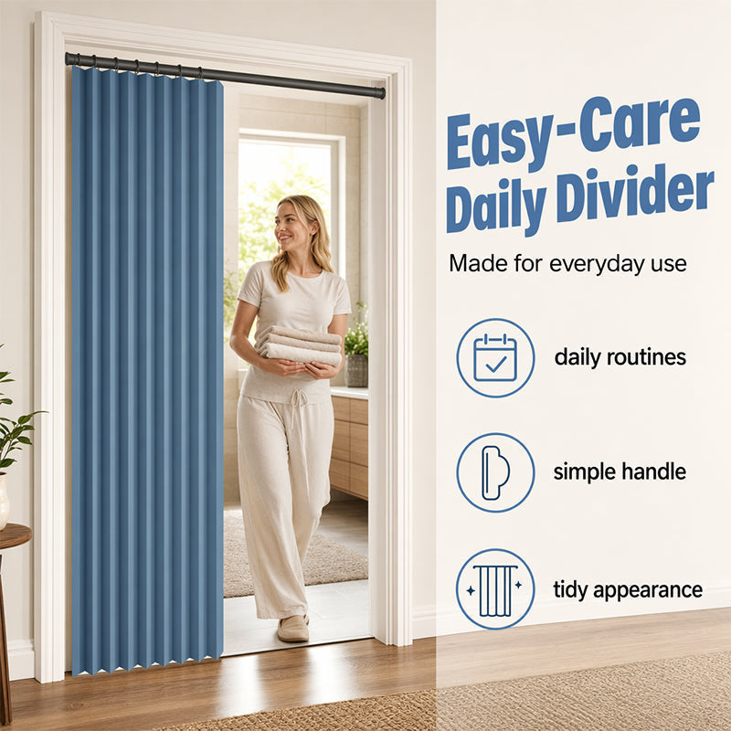 Magnetisch Opvouwbaar Gordijn — Directe Privacy, Puur Comfort