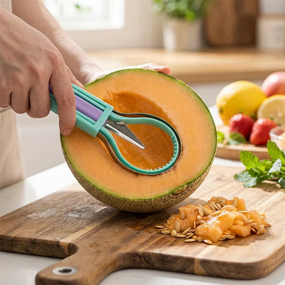 Frescora 3-in-1 Fruitgarnituur – Moeiteloos Prachtige Creaties