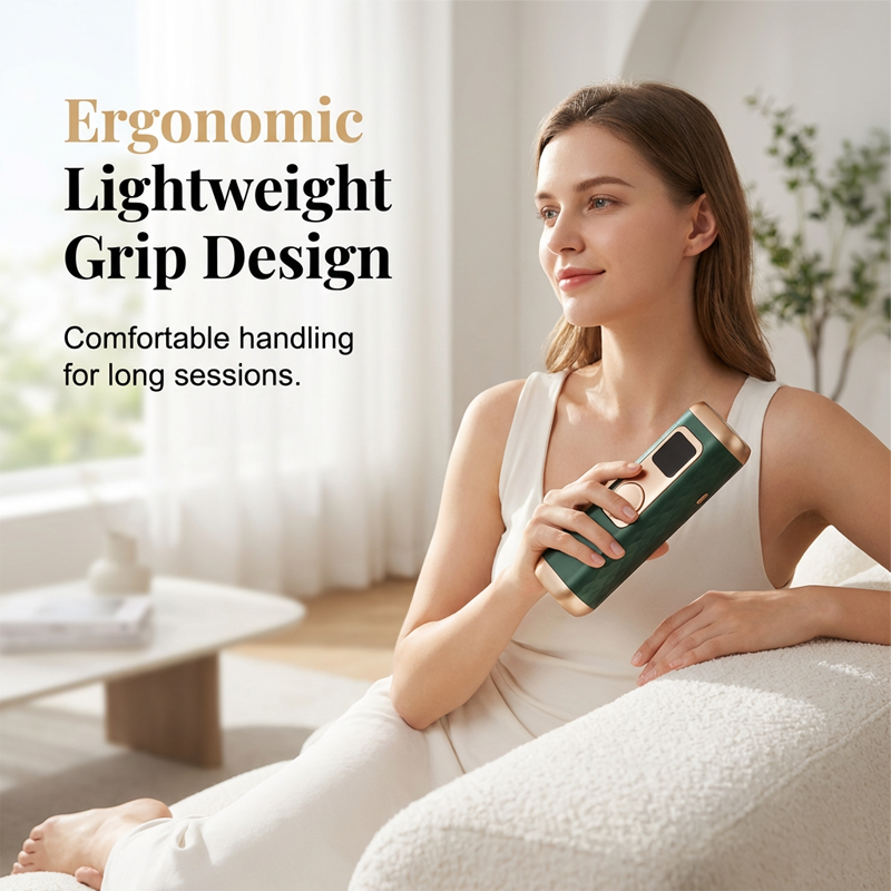 LuminaLuxe IPL Set — Koele Comfort, Zijdezachte Huid