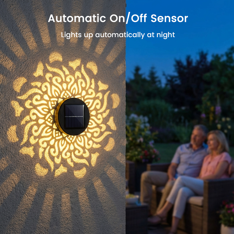 MandalaGlow — Solar Tuinlamp | 1+1 GRATIS