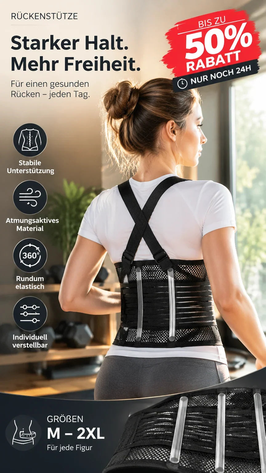 CoreAlign Tailleband — Directe Verlichting, Comfort voor de Hele Dag