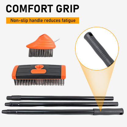 TripleSweep Borstelset – Moeiteloze Reiniging Buiten