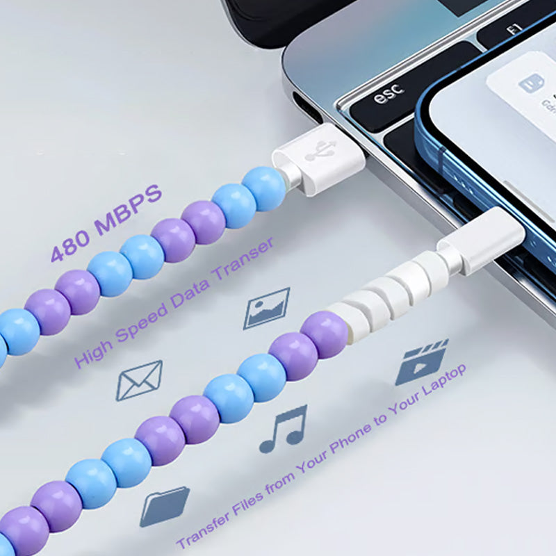 FlexiBead™ 2-in-1 oplaadkabel armband | 1+1 GRATIS