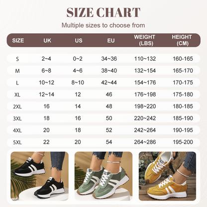 Ava – Dames Vintage-Inspiratie Chunky Sneakers met 4 cm Hoogte