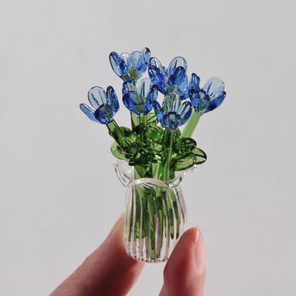 MiriFlor Mini Glazen Bloemen — Moeiteloze Kleurenmagie