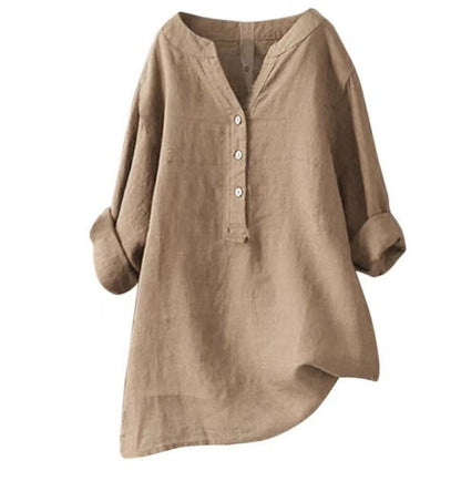 Heidi – Dames Casual Jurk met V-hals en Verstelbare Mouwen