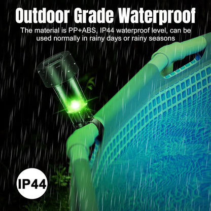 SolarSplash – Set van 6 zonne-zwembadlampen voor bovengrondse zwembaden