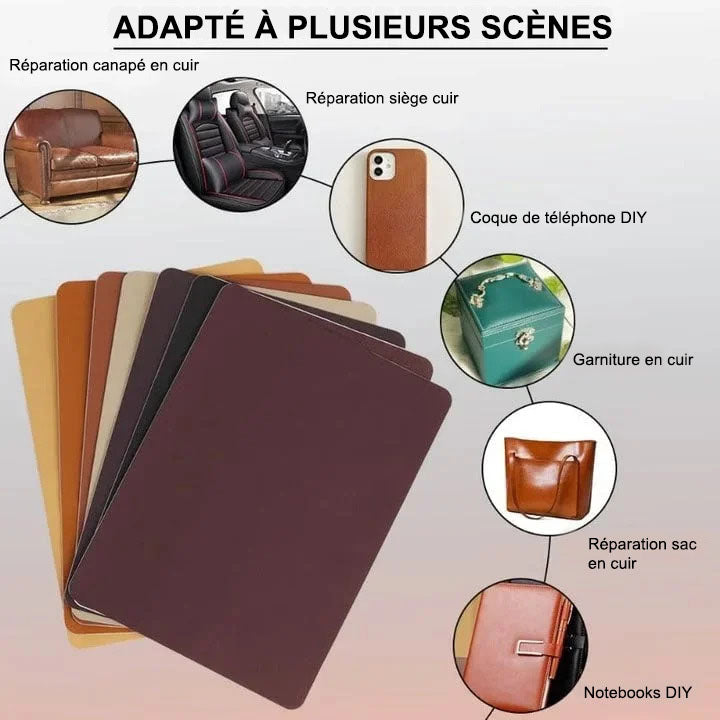 Zelfklevend leer | Leren reparatielappen