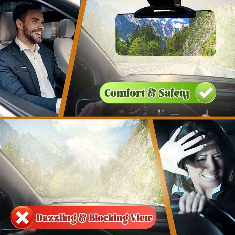 ClearView Drive – Anti-Glare Zonneklep | 50% KORTING